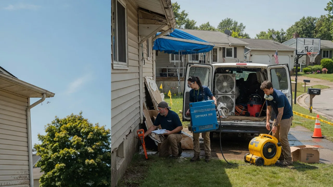Ceiling Leak Cleanup in Merrill, WI near me